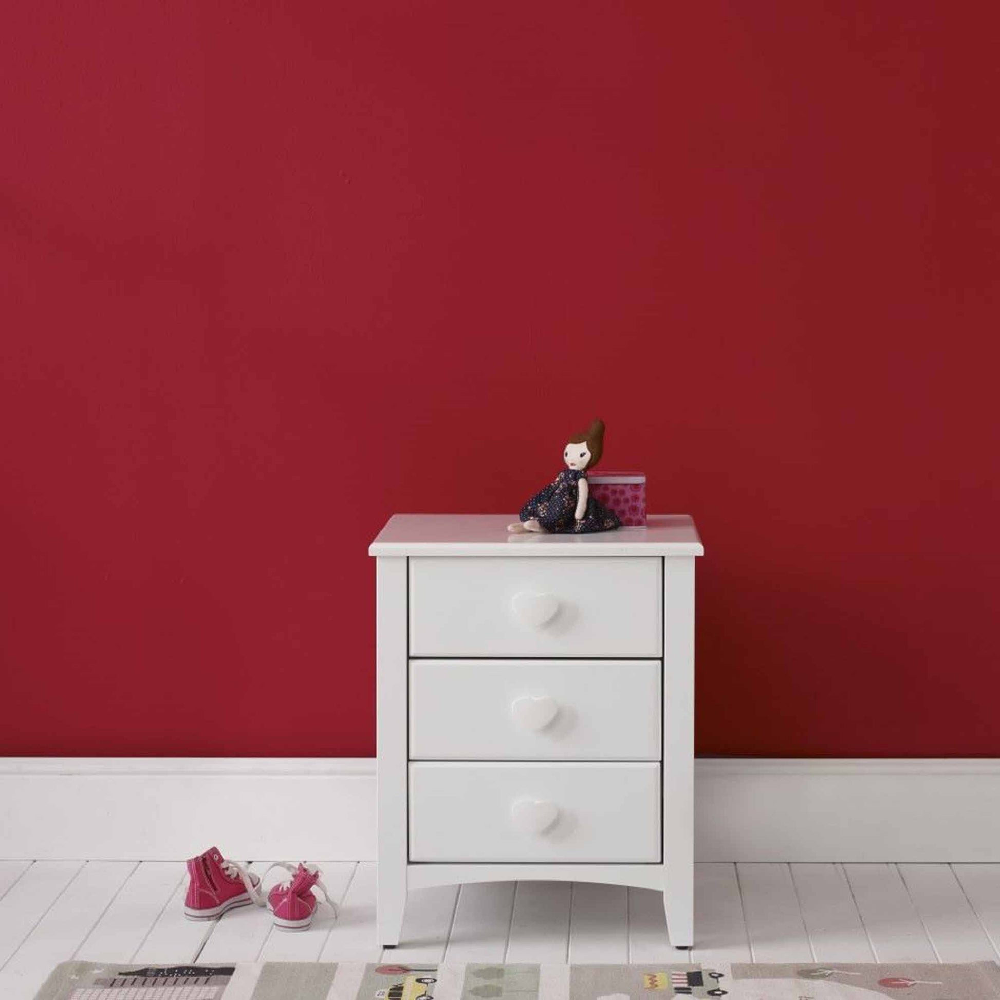 Holly White Bedside Table