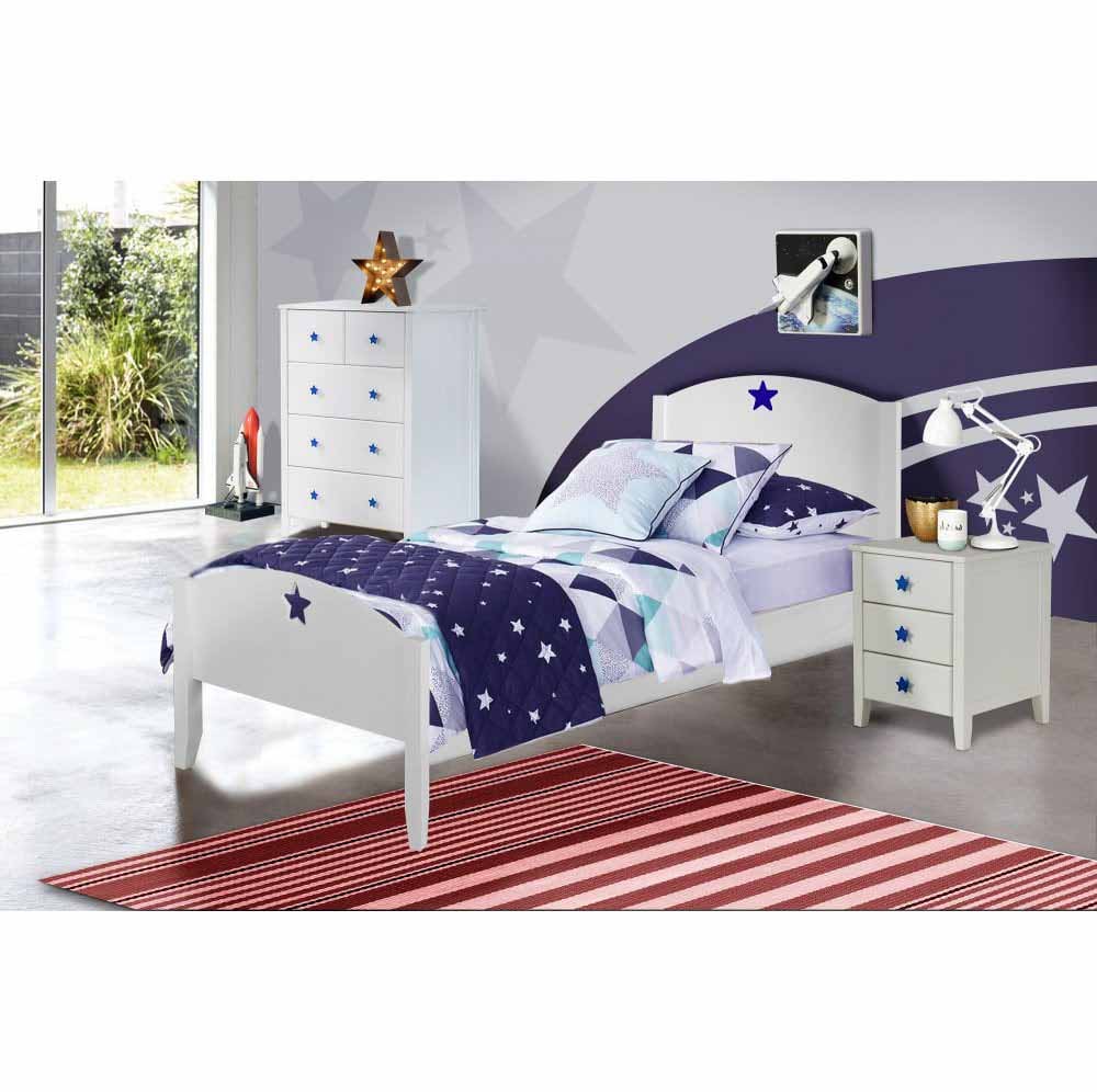 Starlight Bedroom Furniture Set - 3 Piece