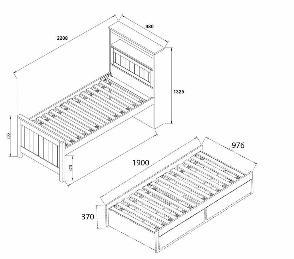 Butterworth Captains Bed kids children