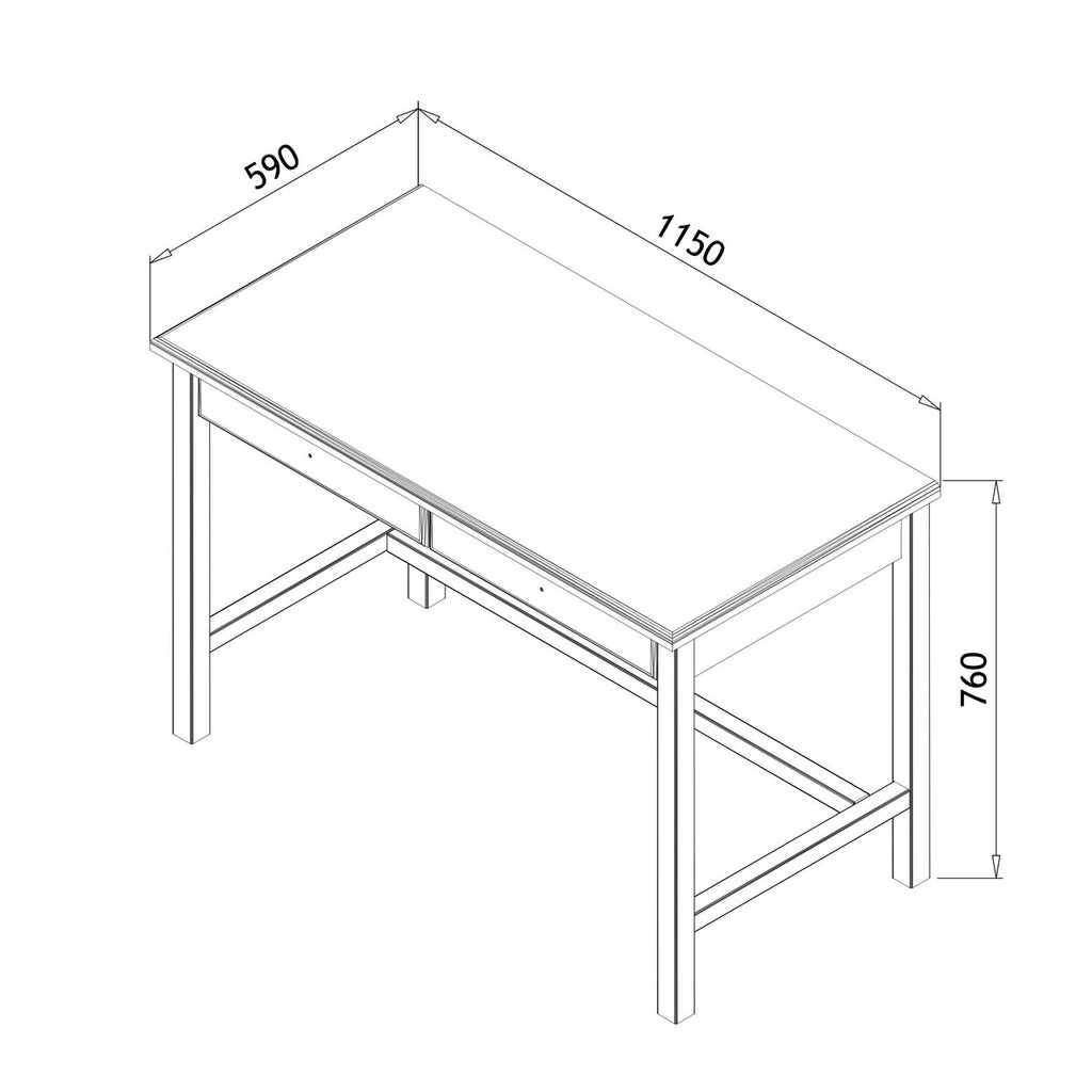 Two drawer desk