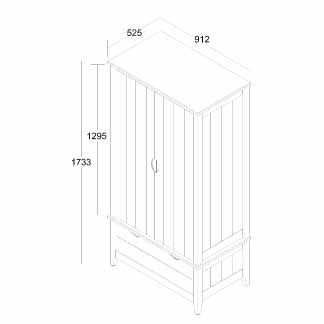 kids wardrobe tech drawing