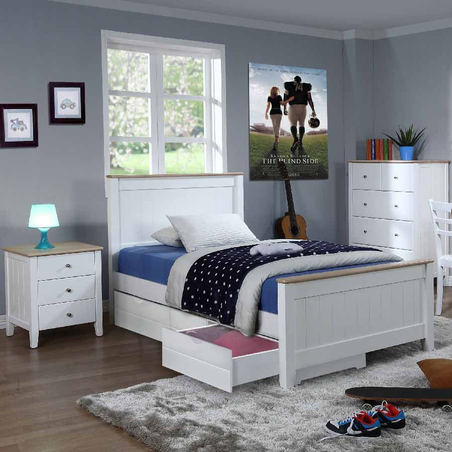 two tone bedroom night stand