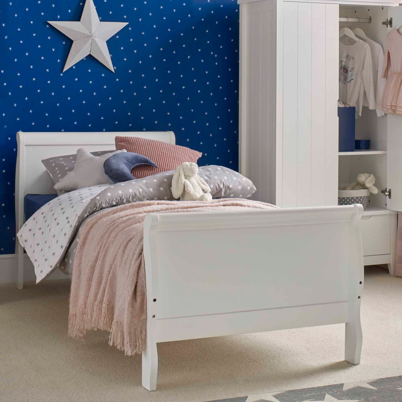 nevis sleigh bed kids bedroom