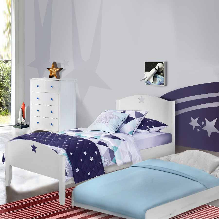 trundle bed extra sleepover guest under bed kids single
