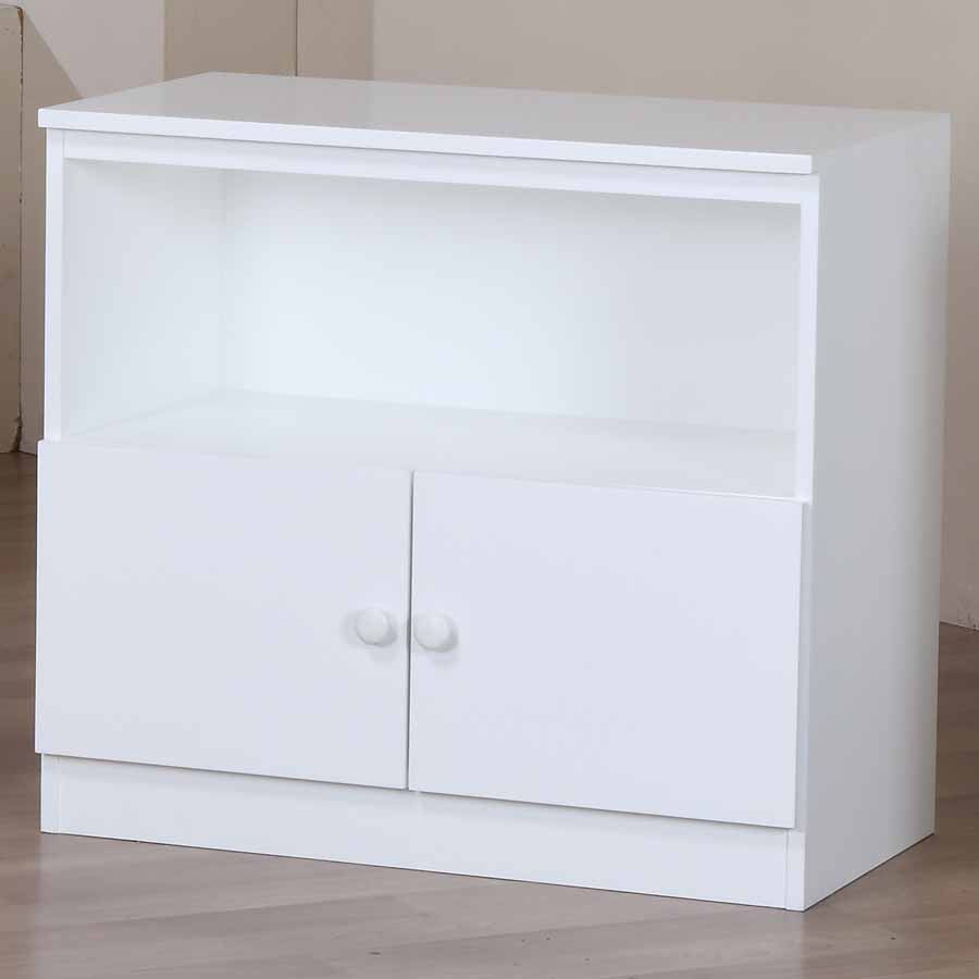 tweedle universal mid sleeper cupboard white doors shelf under bed storage solution