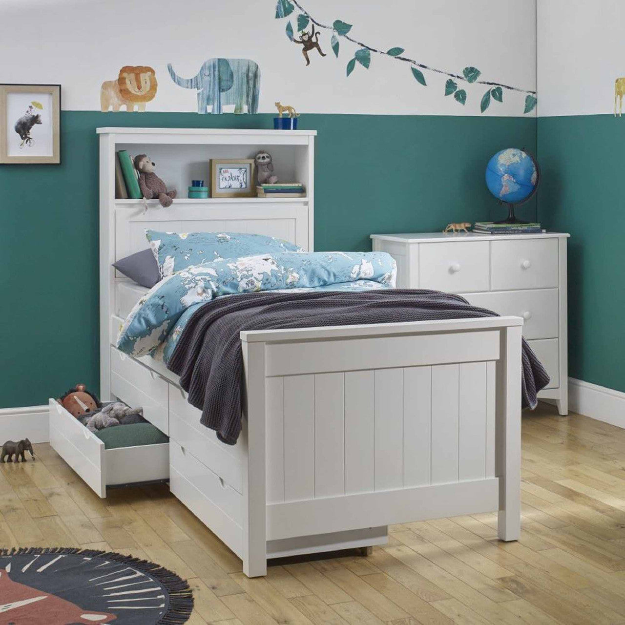 Butterworth Cabin Bed childrens white storage