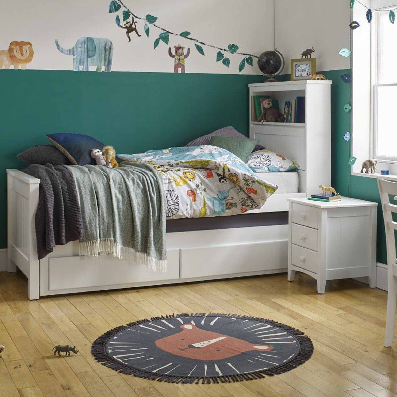 Butterworth Captains Bed kids trundle storage white