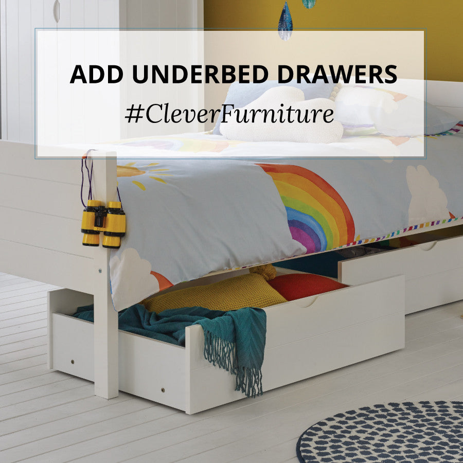 single bed storage drawers