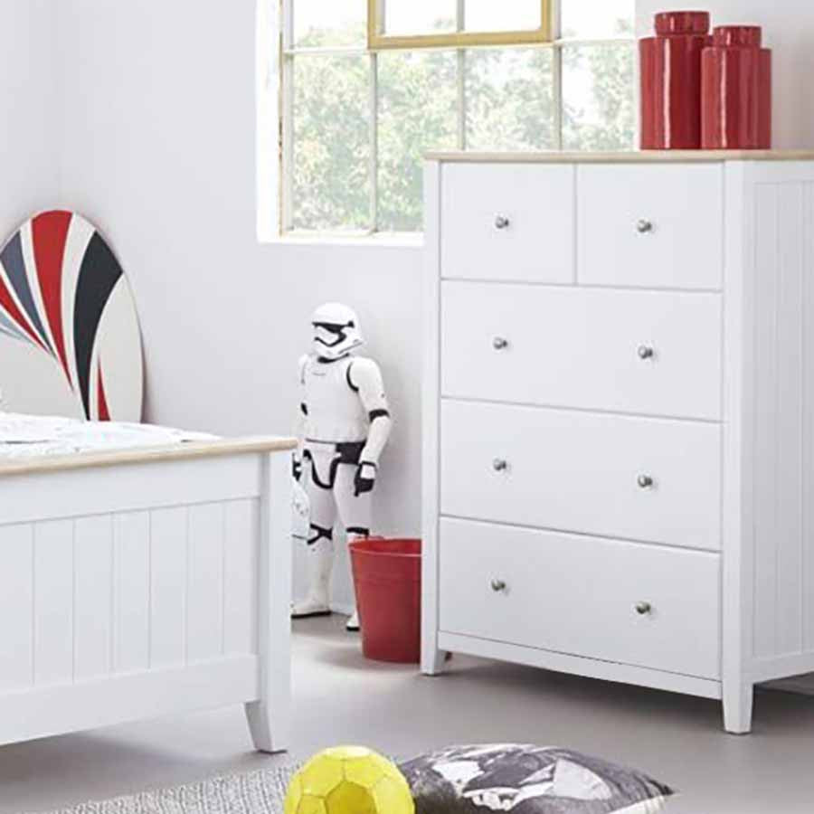 Jonah five drawer teen furniture