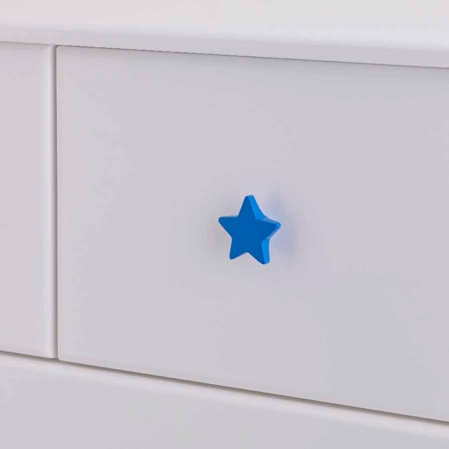 Blue star handles