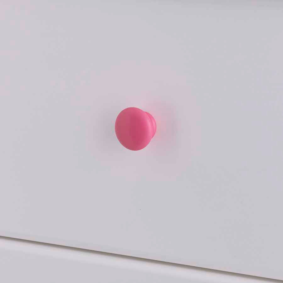 Pink round handles