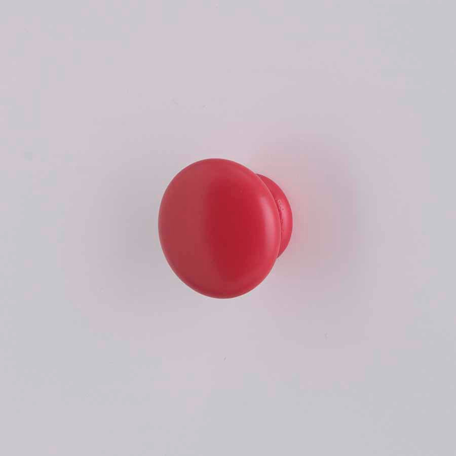 Red round handles