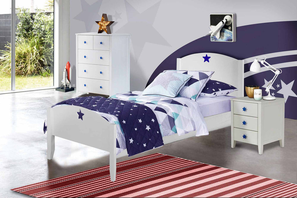 Starlight 3 piece Bedroom Furniture Set