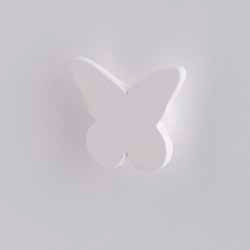 White butterfly handles