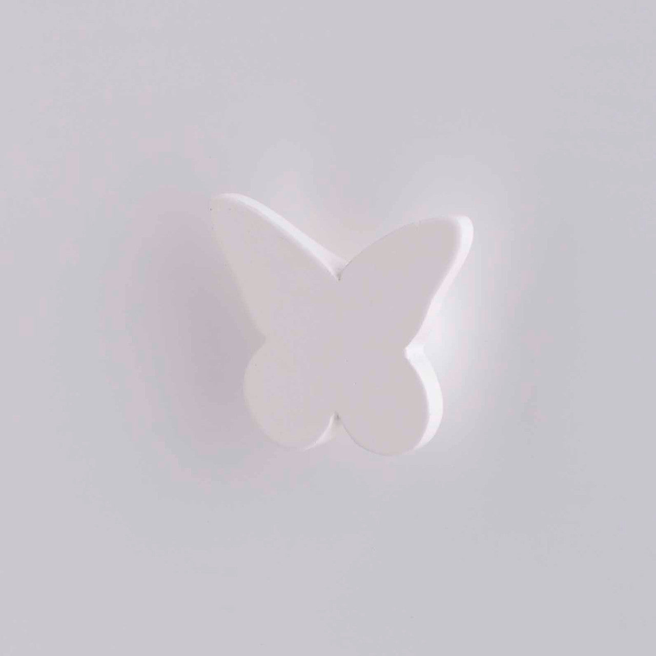 White butterfly handles