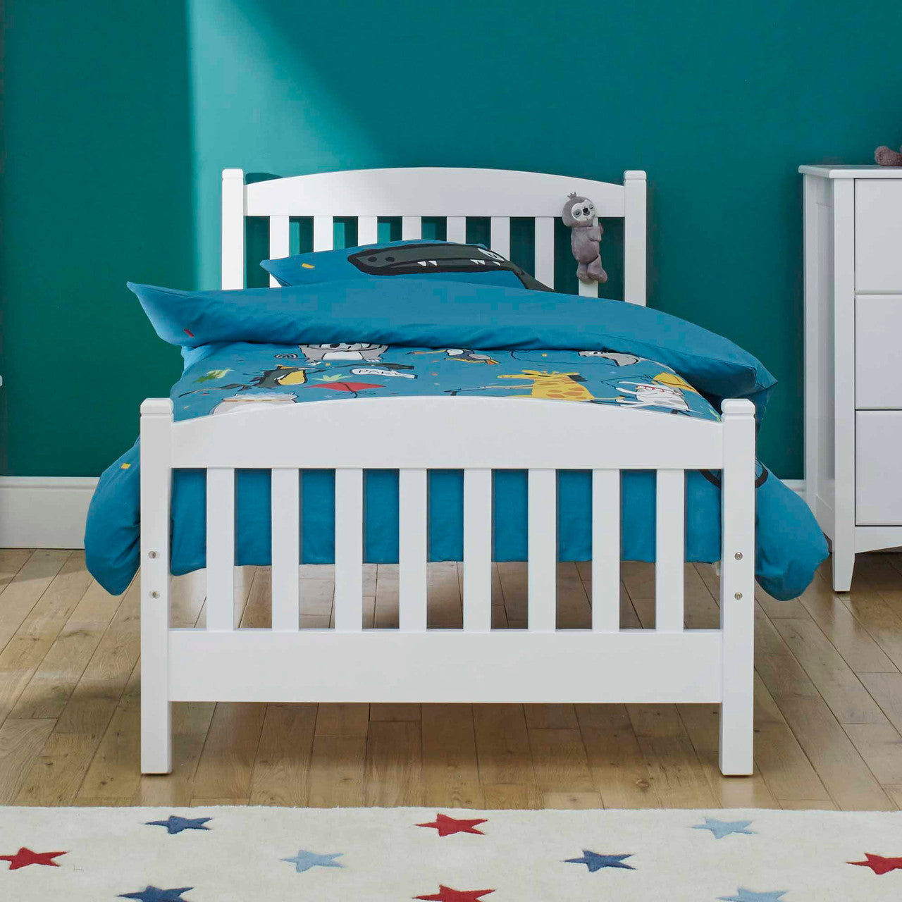 single bed wood bedroom furniture slatted