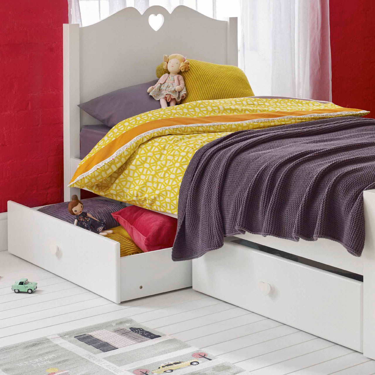 kids storage bed