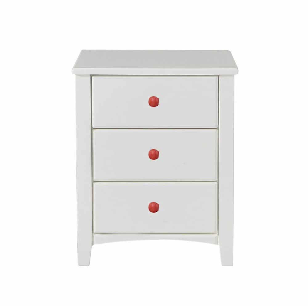 Snowy Single Bed Furniture Set bedside table