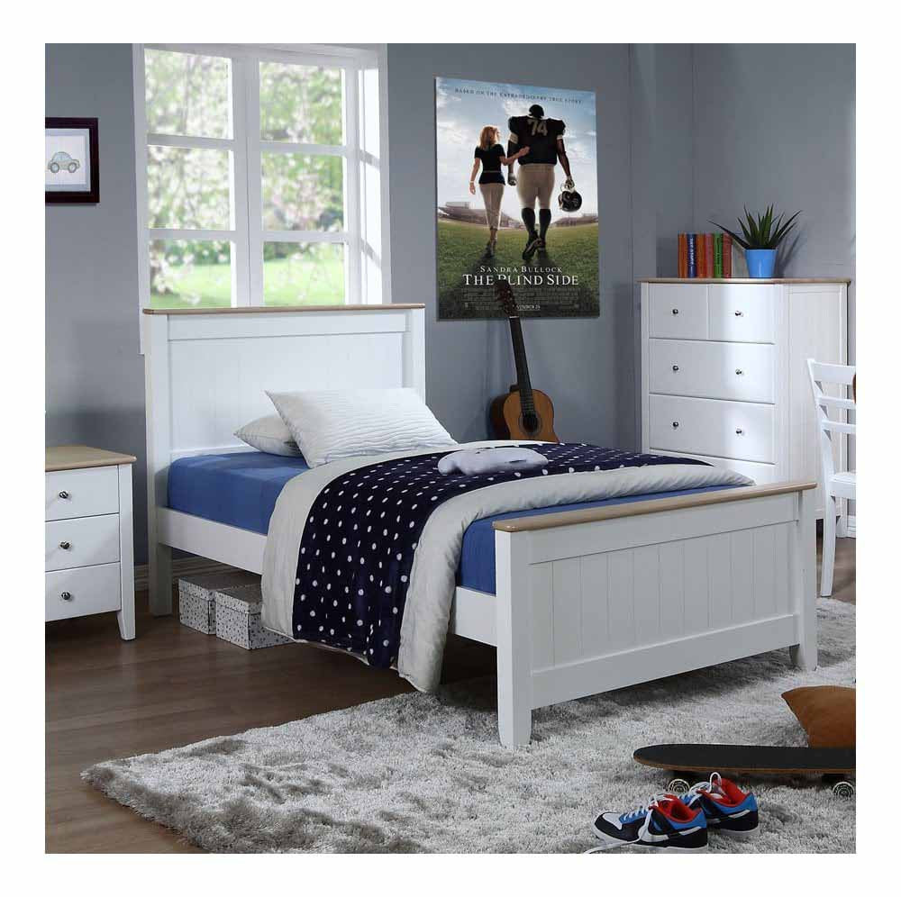 Two tone bedroom set