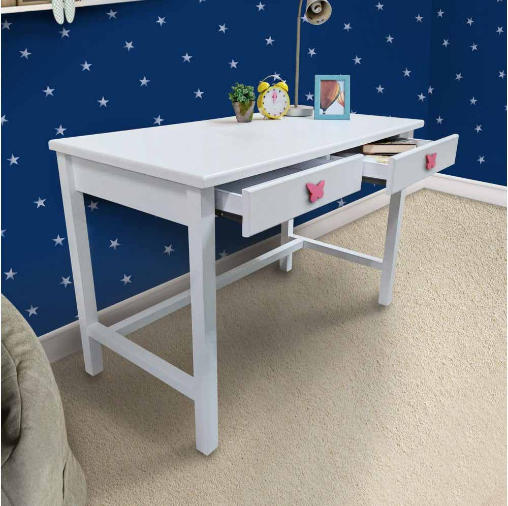 Nevis  Learning desk space bedroom storage Butterfly handles