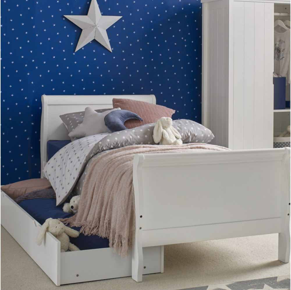underbed large storage drawers white