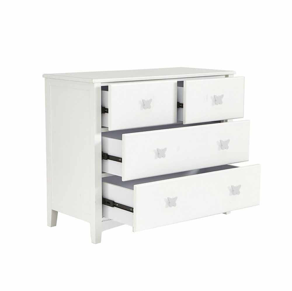 Nevis Nevis chest White handles butterfly
