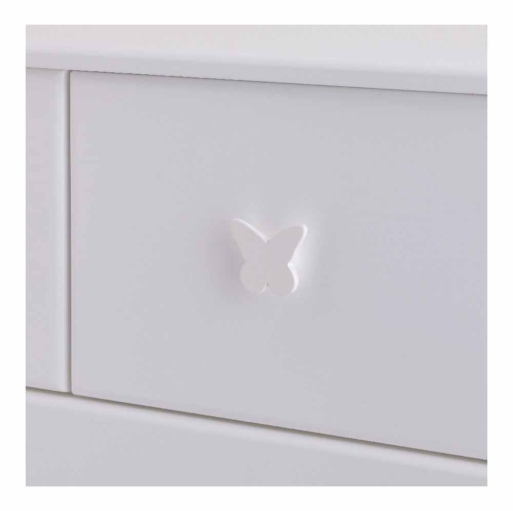 kids furniture white handle Butterfly