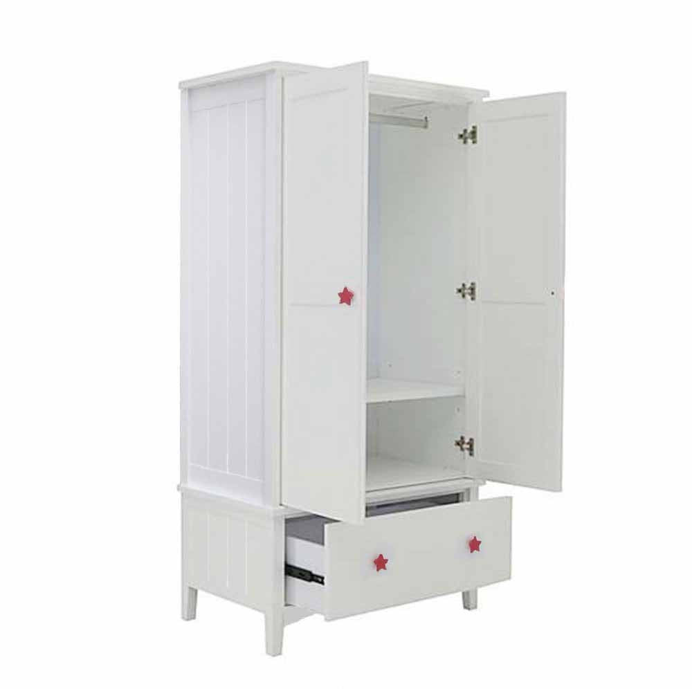 Red star double door 2 door wardrobe