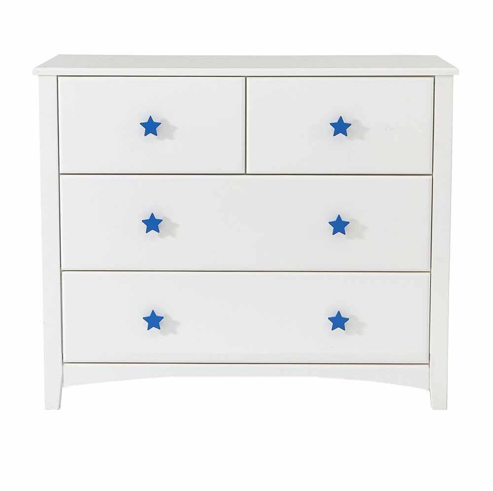 Starlight Blue 4 Drawer Chest