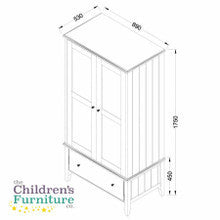 tweedle 2 door wardrobe